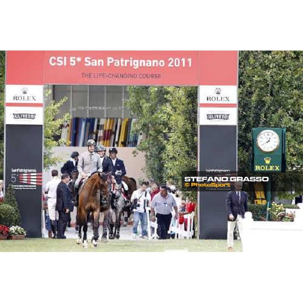 Emanuele Gaudiano on Cocoshynsky wins the Premio Bracco San Patrignano 2011 15° Challenge Vincenzo Muccioli ph.Stefano Grasso/SanPa