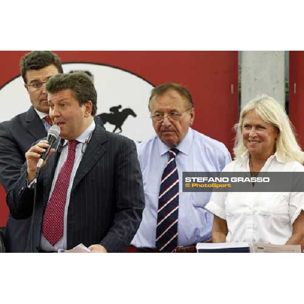 Moments and Emotions at SGA Selected Yearling Sale - Andrea Zanoboni - Isabella Bezzera - dott.Pianca Settimo Milanese (MI), 16-17th sept.2011 ph.Stefano Grasso