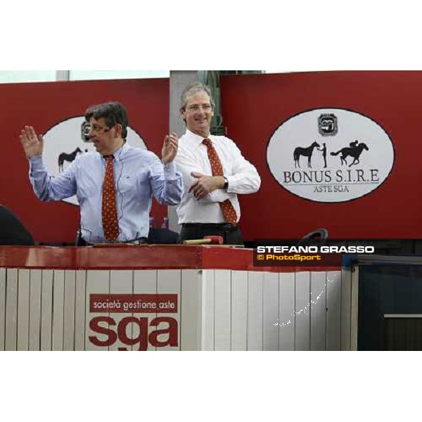 Moments and Emotions at SGA Selected Yearling Sale - Franco Raimondi and John O\'Kelly Settimo Milanese (MI), 16-17th sept.2011 ph.Stefano Grasso