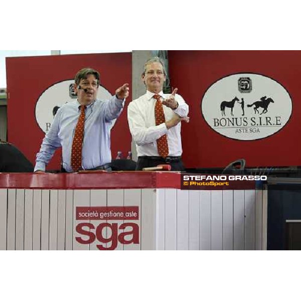 Moments and Emotions at SGA Selected Yearling Sale - Franco Raimondi and John O\'Kelly Settimo Milanese (MI), 16-17th sept.2011 ph.Stefano Grasso