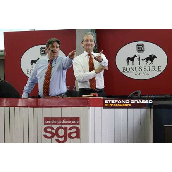 Moments and Emotions at SGA Selected Yearling Sale - Franco Raimondi and John O\'Kelly Settimo Milanese (MI), 16-17th sept.2011 ph.Stefano Grasso