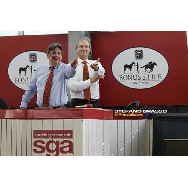 Moments and Emotions at SGA Selected Yearling Sale - Franco Raimondi and John O\'Kelly Settimo Milanese (MI), 16-17th sept.2011 ph.Stefano Grasso