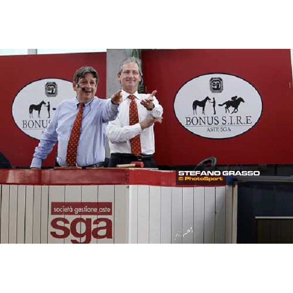 Moments and Emotions at SGA Selected Yearling Sale - Franco Raimondi and John O\'Kelly Settimo Milanese (MI), 16-17th sept.2011 ph.Stefano Grasso