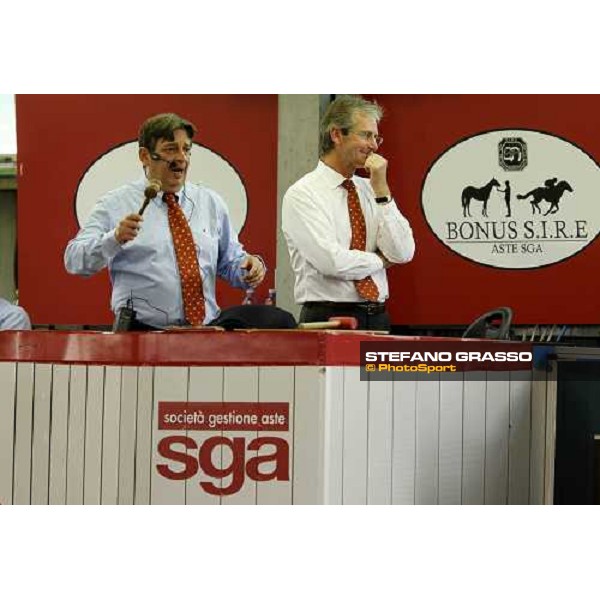 Moments and Emotions at SGA Selected Yearling Sale - Franco Raimondi and John O\'Kelly Settimo Milanese (MI), 16-17th sept.2011 ph.Stefano Grasso