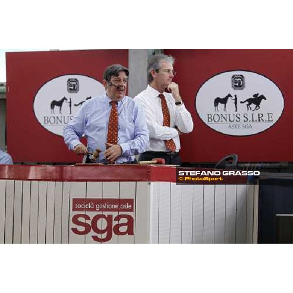 Moments and Emotions at SGA Selected Yearling Sale - Franco Raimondi and John O\'Kelly Settimo Milanese (MI), 16-17th sept.2011 ph.Stefano Grasso