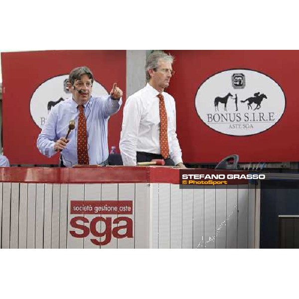 Moments and Emotions at SGA Selected Yearling Sale - Franco Raimondi and John O\'Kelly Settimo Milanese (MI), 16-17th sept.2011 ph.Stefano Grasso