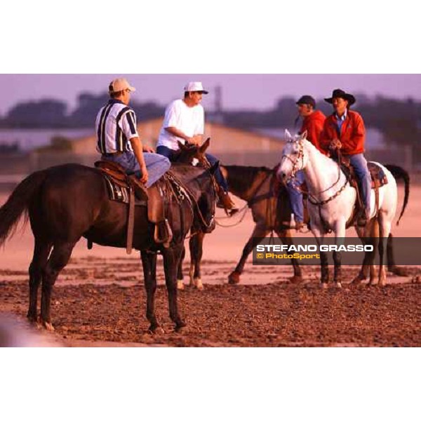 Dallas race track 6.30 a.m. Dallas, Gran Prairie racetrack 26th october 2004 ph. Stefano Grasso