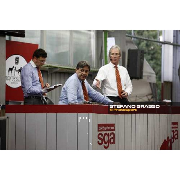 Moments and Emotions at SGA Selected Yearling Sale - John O\'Kelly , Franco Raimondi and Andrea Zanoboni Settimo Milanese (MI), 16-17th sept.2011 ph.Stefano Grasso
