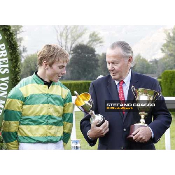72° Gran Premio Merano Forst - prize giving Robert Fougedoire and James Reveley Merano, Maia racetrack, 25th sept.2011 ph.Stefano Grasso