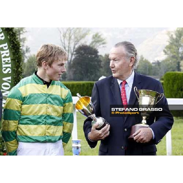 72° Gran Premio Merano Forst - prize giving Robert Fougedoire and James Reveley Merano, Maia racetrack, 25th sept.2011 ph.Stefano Grasso
