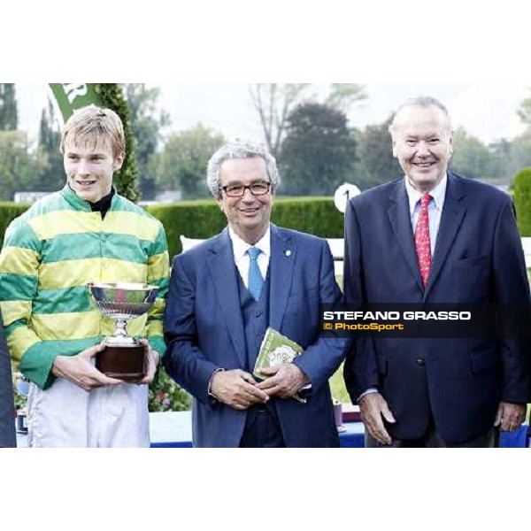 72° Gran Premio Merano Forst - prize giving Robert Fougedoire and James Reveley Merano, Maia racetrack, 25th sept.2011 ph.Stefano Grasso