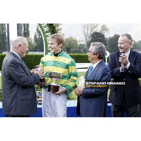 72° Gran Premio Merano Forst - prize giving Robert Fougedoire and James Reveley Merano, Maia racetrack, 25th sept.2011 ph.Stefano Grasso