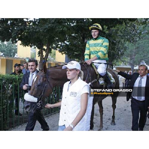 72° Gran Premio Merano Forst - prize giving James Reveley and Chercheur d\'Or Merano, Maia racetrack, 25th sept.2011 ph.Stefano Grasso