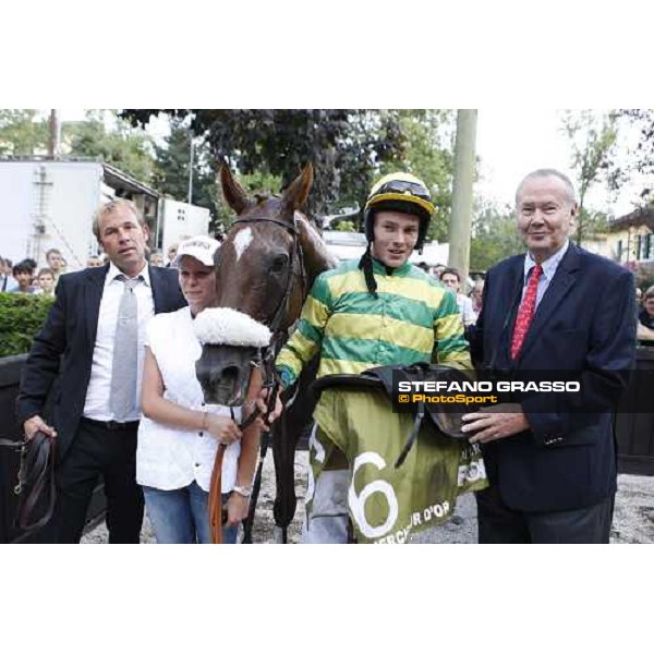 72° Gran Premio Merano Forst Robert Fougedoire, James Reveley and Chercheur d\'Or Merano, Maia racetrack, 25th sept.2011 ph.Stefano Grasso
