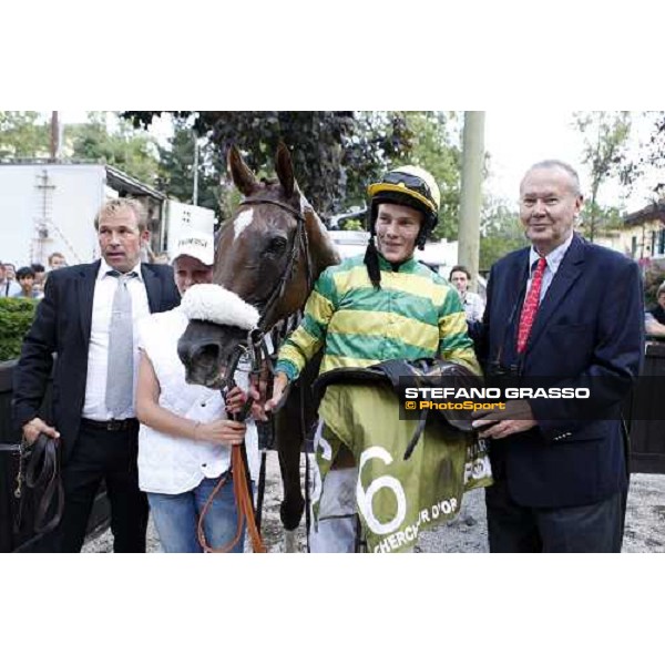 72° Gran Premio Merano Forst Robert Fougedoire, James Reveley and Chercheur d\'Or Merano, Maia racetrack, 25th sept.2011 ph.Stefano Grasso