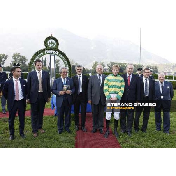 72° Gran Premio Merano Forst - prize giving Robert Fougedoire and James Reveley Merano, Maia racetrack, 25th sept.2011 ph.Stefano Grasso