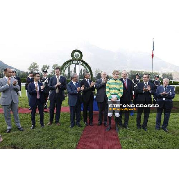 72° Gran Premio Merano Forst - prize giving Robert Fougedoire and James Reveley Merano, Maia racetrack, 25th sept.2011 ph.Stefano Grasso