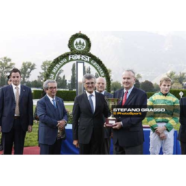 72° Gran Premio Merano Forst - prize giving Robert Fougedoire and James Reveley Merano, Maia racetrack, 25th sept.2011 ph.Stefano Grasso