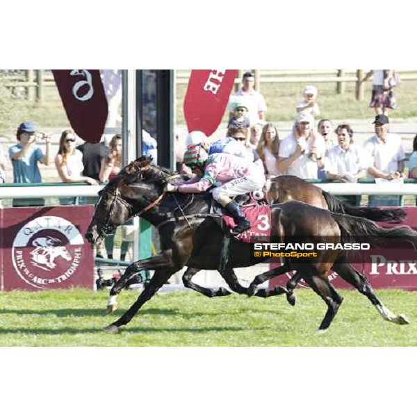 Prix de La Foret - William Buick winner with Dream Ahead and Olivier Peslier on Goldikova - Qatar Prix de la Foret Paris - Longchamp, 2nd oct.2011 ph.Stefano Grasso
