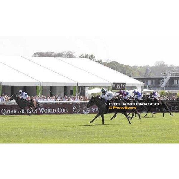 William Buick and Elusive Kate winners of the Prix Marcel Boussac Paris, 2nd oct.2011 ph.Stefano Grasso