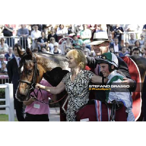 William Buick and Elusive Kate winners of the Prix Marcel Boussac Paris, 2nd oct.2011 ph.Stefano Grasso