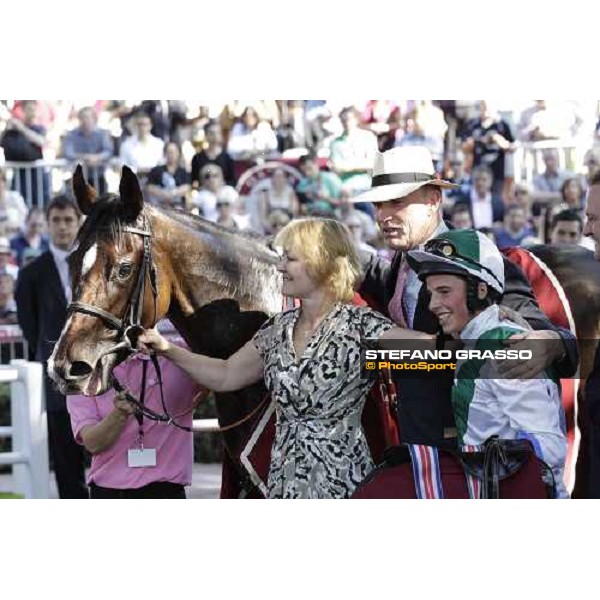 William Buick and Elusive Kate winners of the Prix Marcel Boussac Paris, 2nd oct.2011 ph.Stefano Grasso