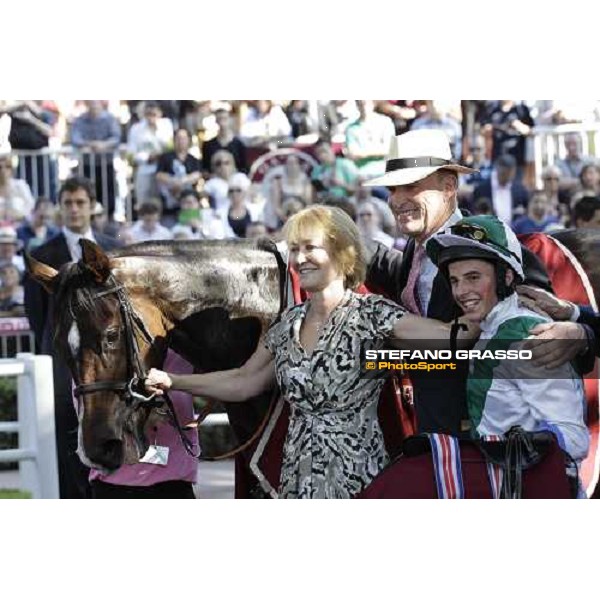 William Buick and Elusive Kate winners of the Prix Marcel Boussac Paris, 2nd oct.2011 ph.Stefano Grasso