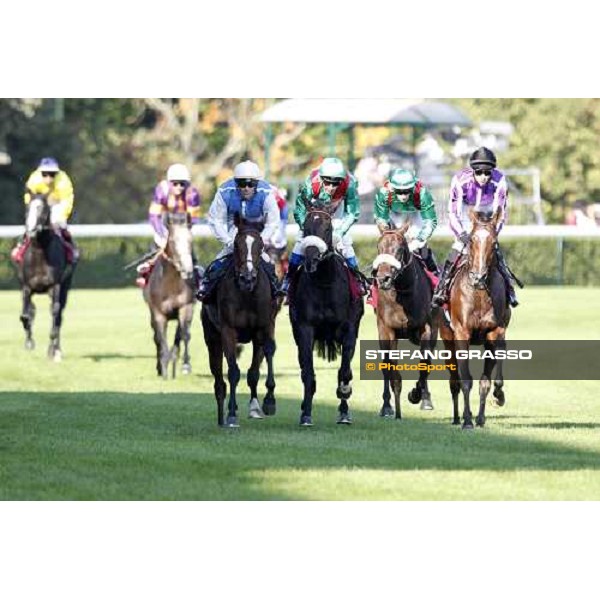 Andrasch Starke on Danedream wins the Qatar Prix de L\'Arc de Triomphe Paris-Longchamp racetrack, 2nd oct. 2011 ph.Stefano Grasso