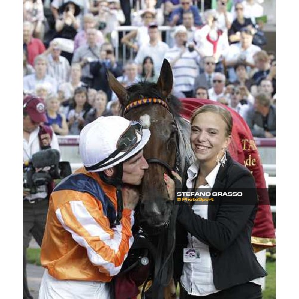 Andrasch Starke on Danedream wins the Qatar Prix de L\'Arc de Triomphe Paris-Longchamp racetrack, 2nd oct. 2011 ph.Stefano Grasso