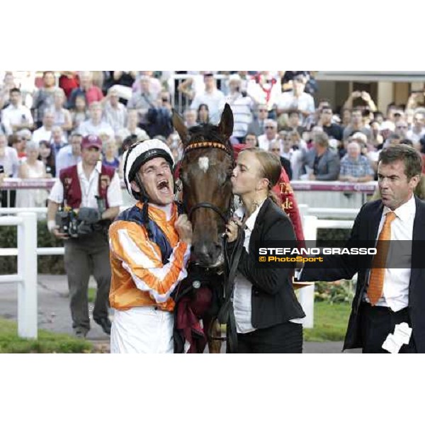 Andrasch Starke on Danedream wins the Qatar Prix de L\'Arc de Triomphe Paris-Longchamp racetrack, 2nd oct. 2011 ph.Stefano Grasso