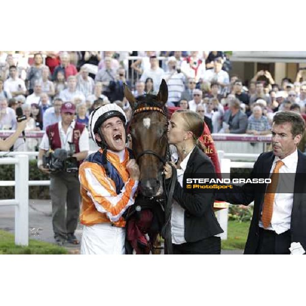 Andrasch Starke on Danedream wins the Qatar Prix de L\'Arc de Triomphe Paris-Longchamp racetrack, 2nd oct. 2011 ph.Stefano Grasso