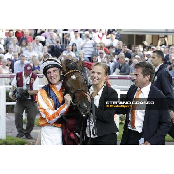 Andrasch Starke on Danedream wins the Qatar Prix de L\'Arc de Triomphe Paris-Longchamp racetrack, 2nd oct. 2011 ph.Stefano Grasso