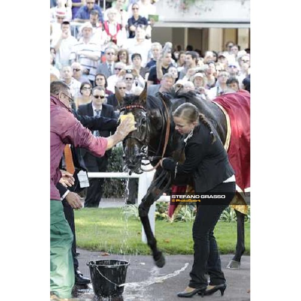 Andrasch Starke on Danedream wins the Qatar Prix de L\'Arc de Triomphe Paris-Longchamp racetrack, 2nd oct. 2011 ph.Stefano Grasso