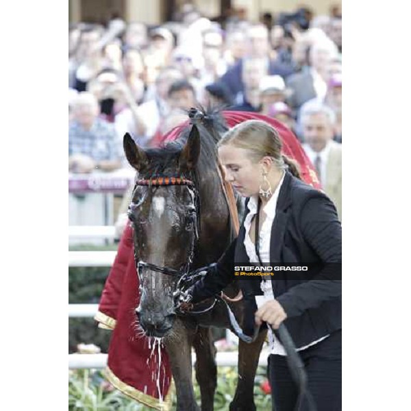 Andrasch Starke on Danedream wins the Qatar Prix de L\'Arc de Triomphe Paris-Longchamp racetrack, 2nd oct. 2011 ph.Stefano Grasso