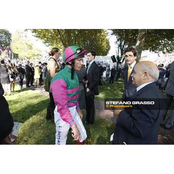 Frankie Dettori - Vittorio Caruso - Federico Barberini - Qatar Prix de la Foret Paris - Longchamp, 2nd oct.2011 ph.Stefano Grasso