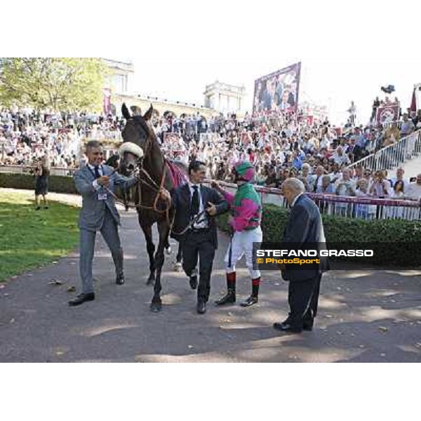 Frankie Dettori - Worthadd - Vittorio Caruso - Paolo Paciello - Qatar Prix de la Foret Paris - Longchamp, 2nd oct.2011 ph.Stefano Grasso