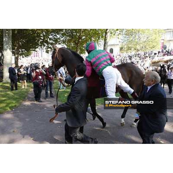 Frankie Dettori - Worthadd - Vittorio Caruso - Paolo Paciello - Qatar Prix de la Foret Paris - Longchamp, 2nd oct.2011 ph.Stefano Grasso