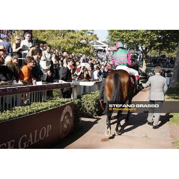 Frankie Dettori - Worthadd - Paolo Paciello - Qatar Prix de la Foret Paris - Longchamp, 2nd oct.2011 ph.Stefano Grasso