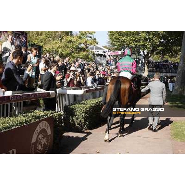 Frankie Dettori - Worthadd - Paolo Paciello - Qatar Prix de la Foret Paris - Longchamp, 2nd oct.2011 ph.Stefano Grasso