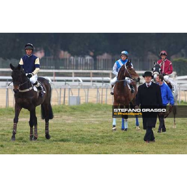 parade of 54° Gran Corsa Siepi Roma -Capannelle february 15 2004 ph. Stefano Grasso