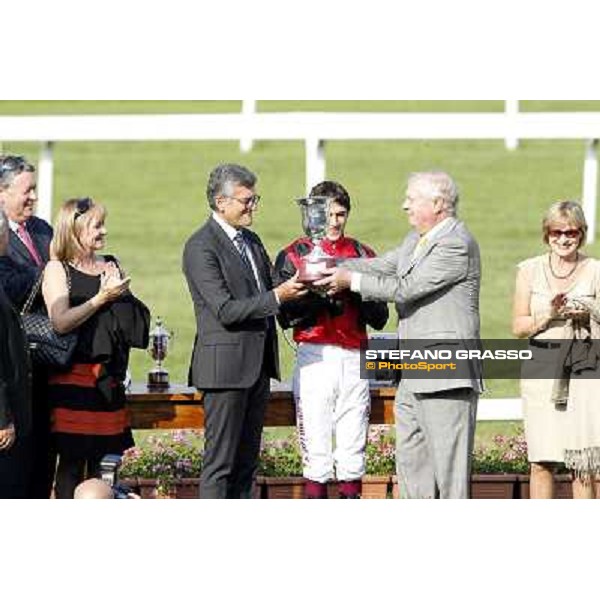 prize giving ceremony of the Premio Vittorio di Capua Milano - San Siro racetrack, 24th sept.2011 ph.Stefano Grasso