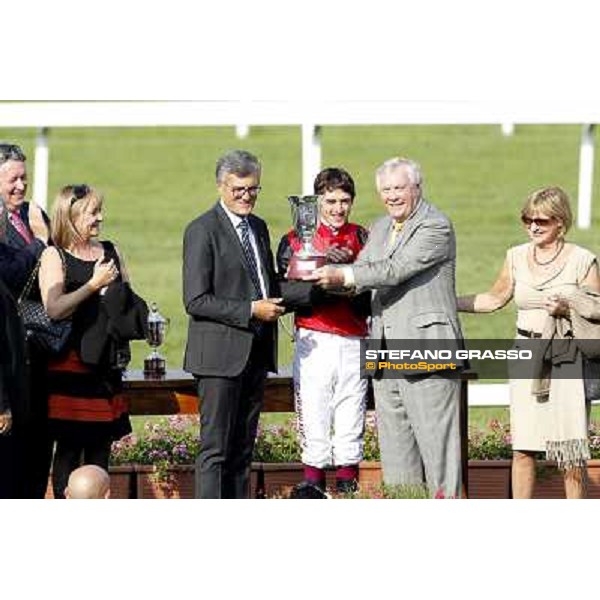 prize giving ceremony of the Premio Vittorio di Capua Milano - San Siro racetrack, 24th sept.2011 ph.Stefano Grasso
