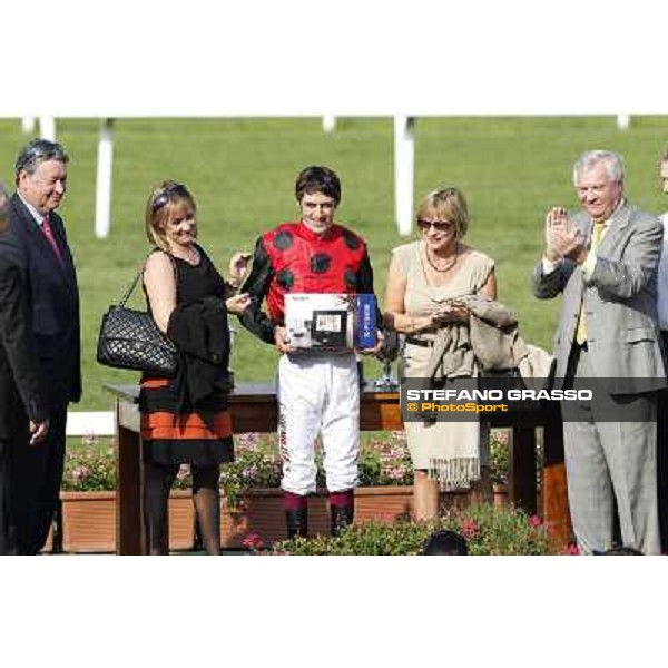 prize giving ceremony of the Premio Vittorio di Capua Milano - San Siro racetrack, 24th sept.2011 ph.Stefano Grasso