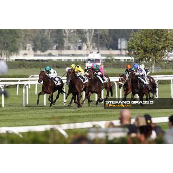 Mirco Demuro on Khor Sheed goes to win the Premio Sergio Cumani Milano - San Siro racetrack, 24th sept.2011 ph.Stefano Grasso
