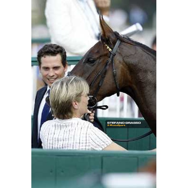 Matteo Cumani and Khor Sheed Milano - San Siro racetrack, 24th sept.2011 ph.Stefano Grasso
