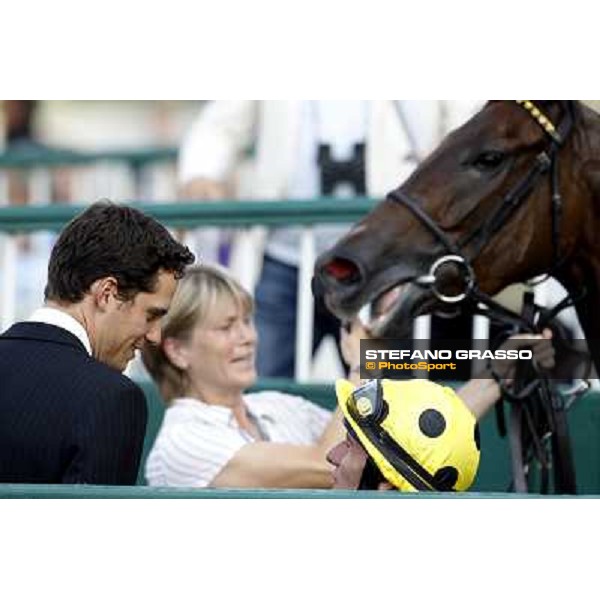 Matteo Cumani, Mirco Demuro and Khor Sheed Milano - San Siro racetrack, 24th sept.2011 ph.Stefano Grasso