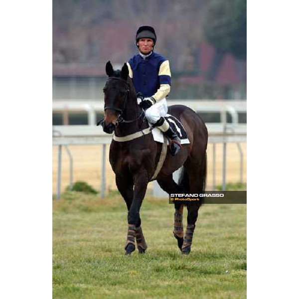 Peter Gehm on Cardenas 54° Gran Corsa Siepi Roma -Capannelle february 15 2004 ph. Stefano Grasso