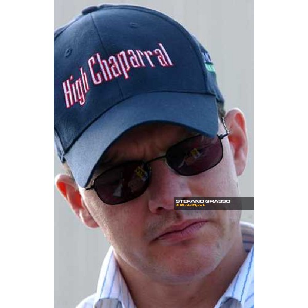 trainer Aidan O\' Brien at Lone Star Park Dallas, 28th october 2004 ph. Stefano Grasso