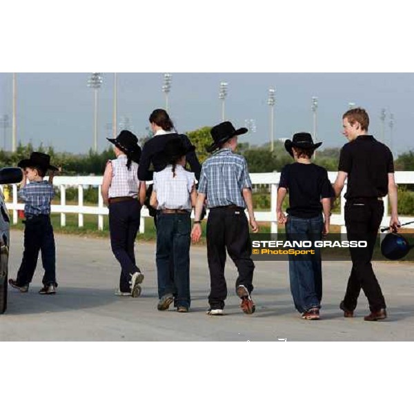 Jamie Spencer and Aidan O\' Brien sons Lone Star Park Dallas, 28th october 2004 ph. Stefano Grasso