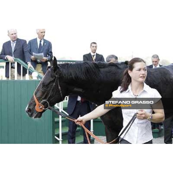 Dick Turpin after winning the Premio Vittorio di Capua Milano - San Siro racetrack, 24th sept.2011 ph.Stefano Grasso